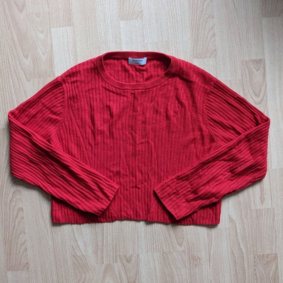 Aritzia Babaton NATHANIEL Red Sweater - Picture 3 of 6